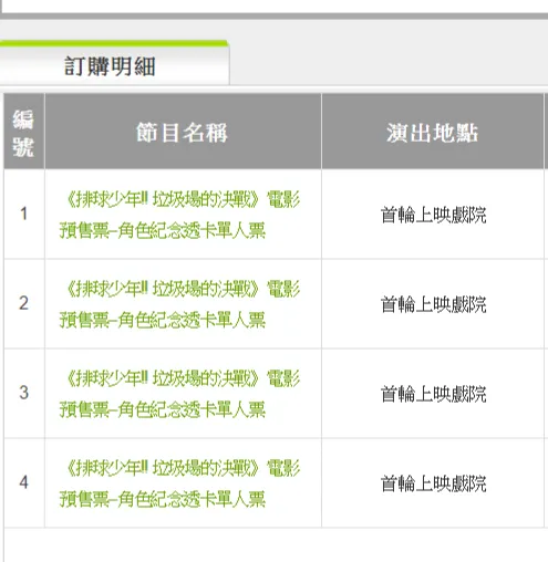 購票資訊-電腦截圖