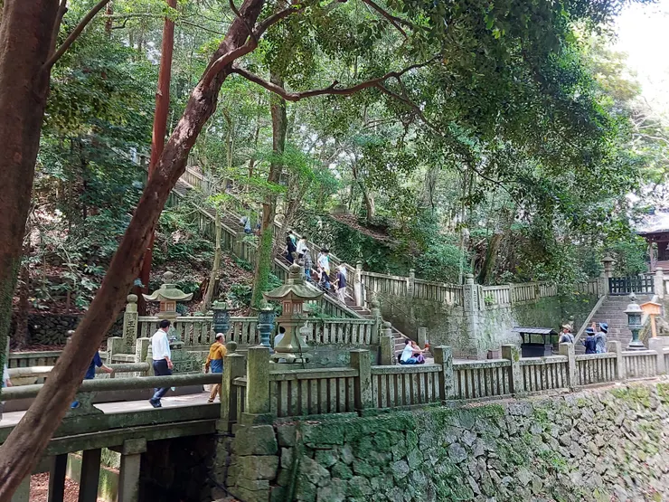 陡長的御前四段坂