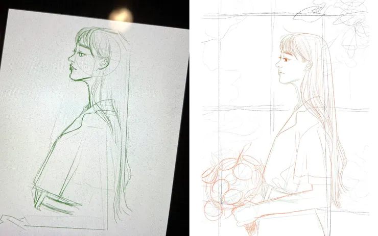 Sketch by Christine・クリス 王