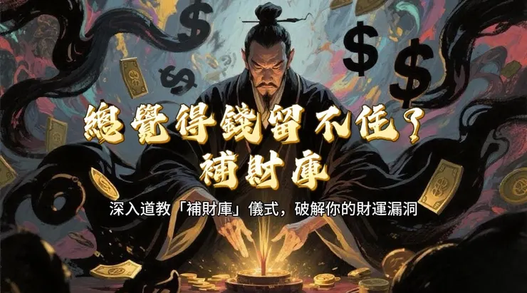 總覺得錢留不住?深入道教「補財庫」儀式,破解你的財運漏洞!