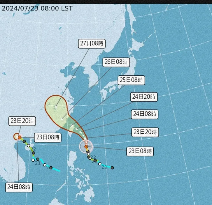 圖片來源：中央氣象局