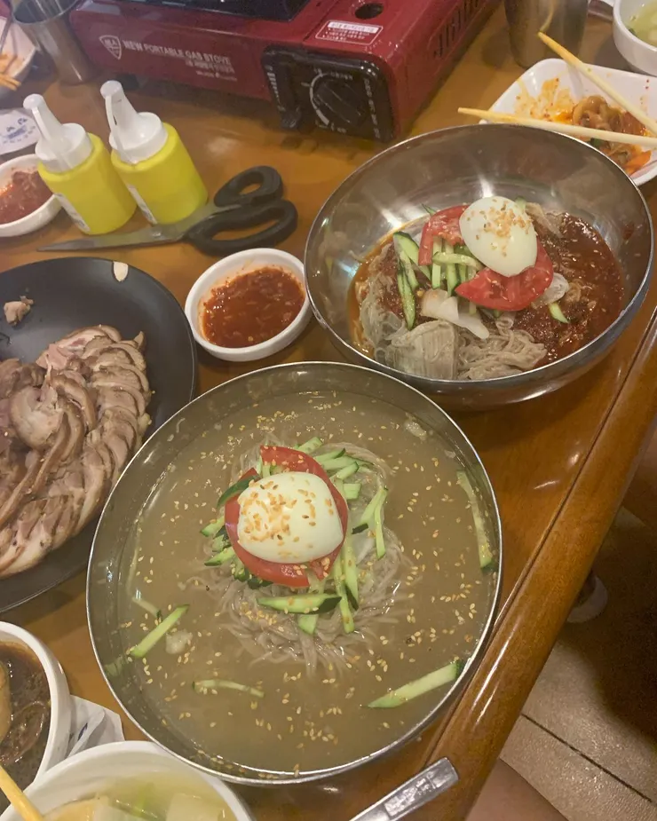 平壤冷麵,韓式辣冷拌麵