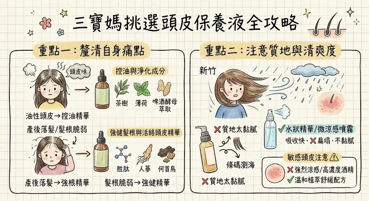 挑選頭皮保養液的重點跟應注意的地方