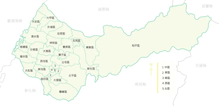 區域導覽－臺中觀光旅遊網Taichung Tourism
