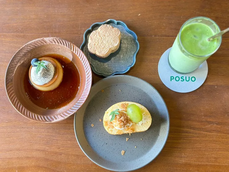 每天甜點都不一樣，會依照當季水果製作