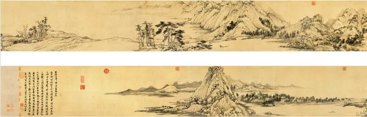 《富春山居圖》(無用師卷)(圖/原點出版《句句有梗的中國藝術小史》)