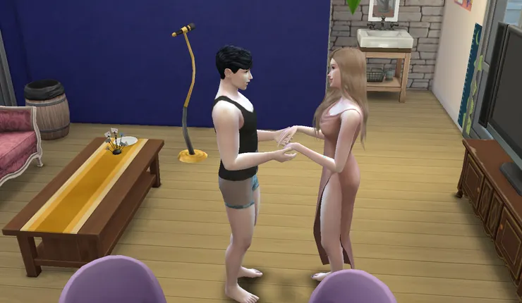 然後跳了一段慢舞 ^^~