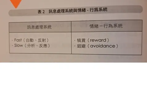 處理訊息的行為系統