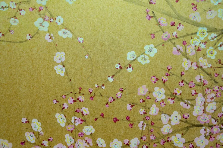 〈日喧〉局部－梅花