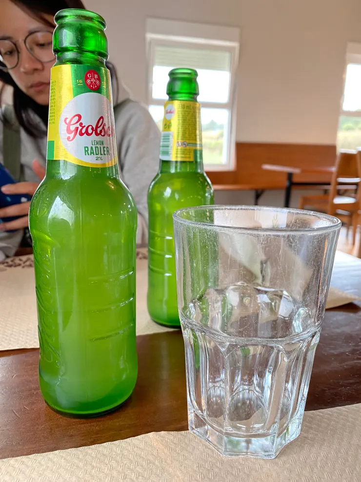 晚餐再來檸檬啤酒🍻