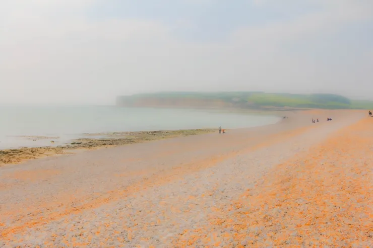 七姊妹崖鄰近區域一景