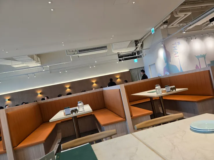 餐廳內用在平日人潮不多