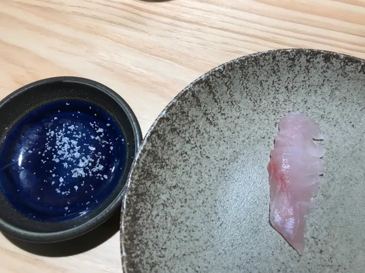 下一次，也來試試生魚片佐鹽巴吧