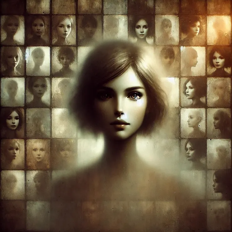 Her task is not to restore these images to sharpness but to interpret their depths, to feel the weight of experiences embedded in the half-seen expressions.