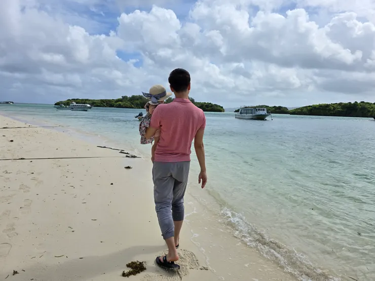 這天有颱風天氣不好，但還是非常美，美得讓人驚嘆。