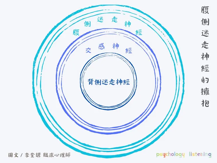 腹側的擁抱圖 ／ 李奎諺臨床心理師