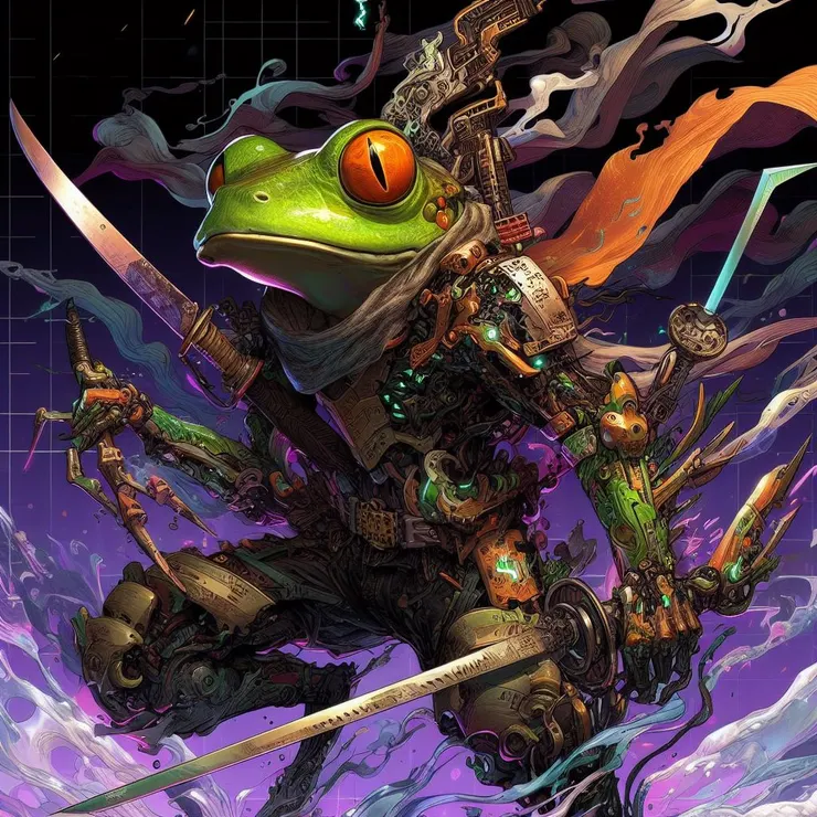 賽博龐克索隆蛙刀聖