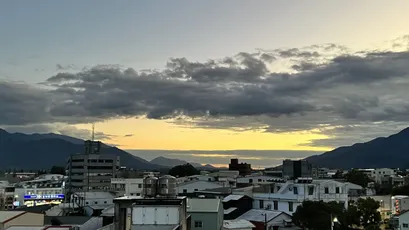 玉里＜901 hostel 城東館＞頂樓夕陽