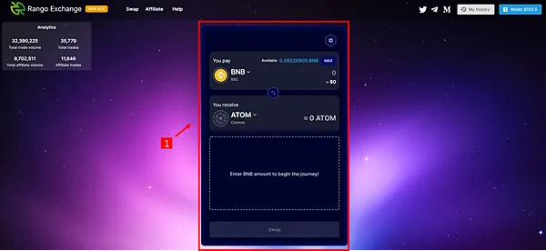 跨鏈橋｜ Rango Exchange 我的第一次跨鏈體驗 POLYGON鏈 to BSC鏈