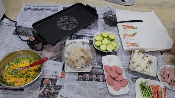 煎什錦串所需材料