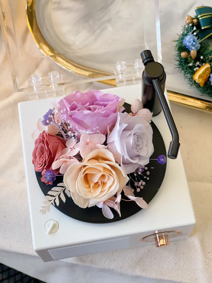 永生花復古藍芽音響