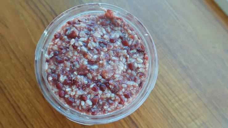 無糖卻有天然甜味的萬用紅豆甘酒