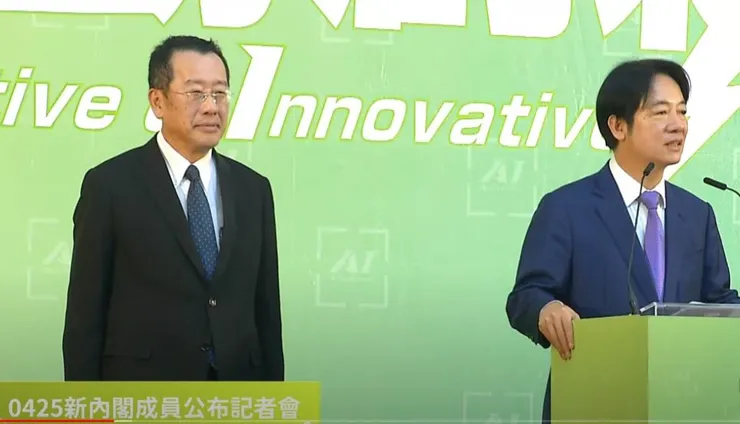 顧立雄成為賴清德政府的首任文人國防部長。