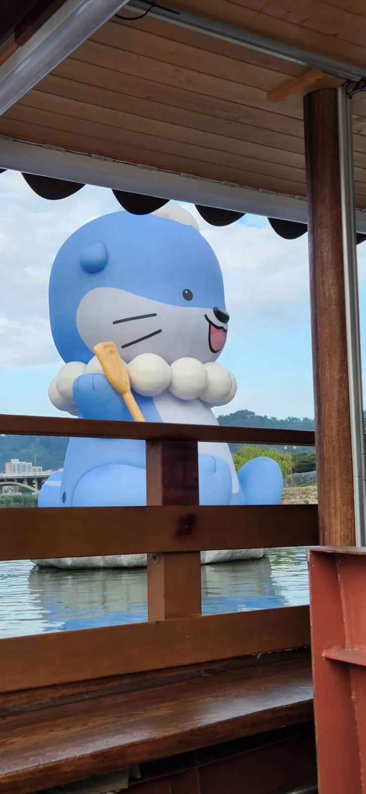 晉州吉祥物：水獺하모