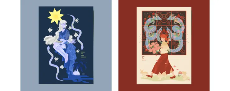 安定的蛻變 Year of the Snake / 昂首闊步的龍 Year of the Dragon