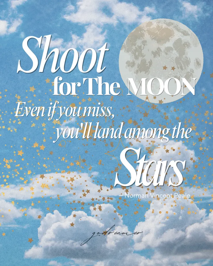 一直支持我設定目標的quote 