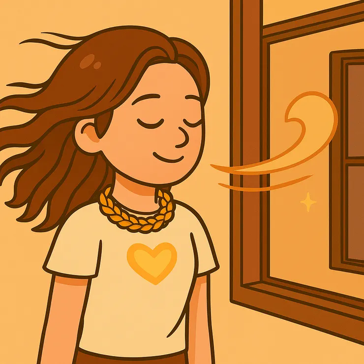 我在學著,不急著敲門。 有些風,要等它自己吹進來; 有些時機,也只能等它剛剛好熟了,才剛好被接住。