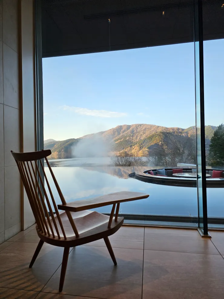 坐著發呆看著景色非常享受