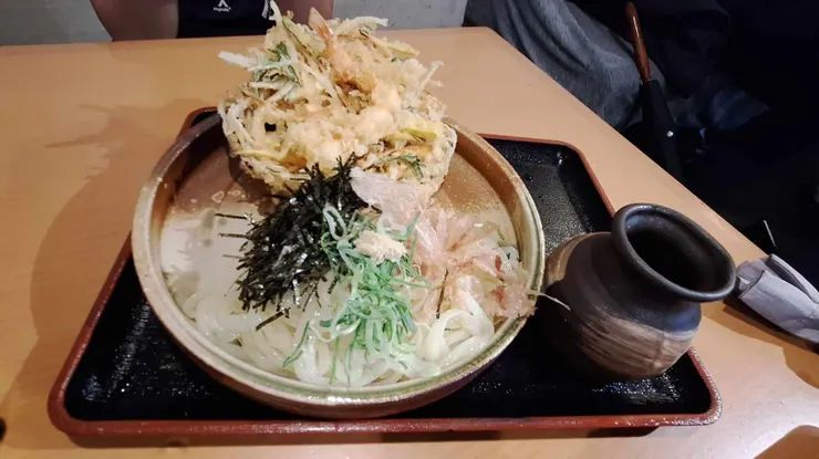 11號：蔬菜天婦羅沾麵（來源為作者本人，欲借用轉載請先徵得同意）