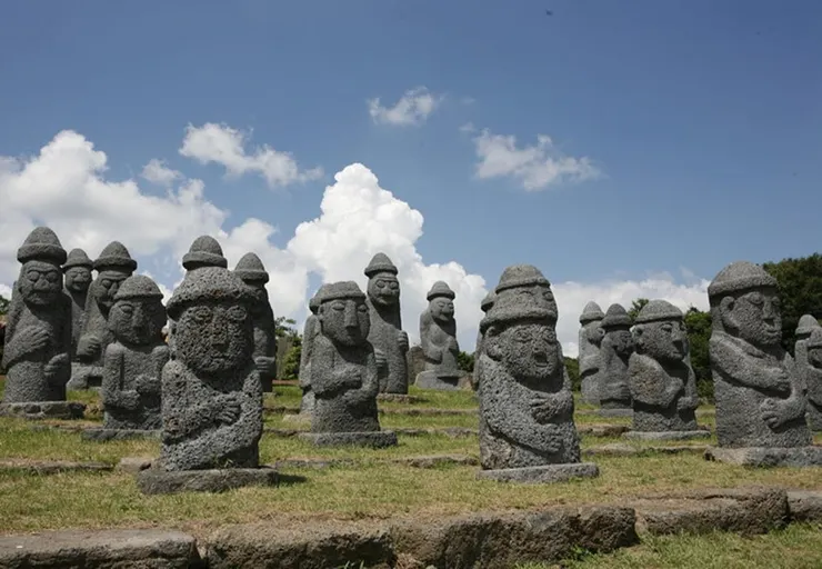 濟州島上的石頭爺爺