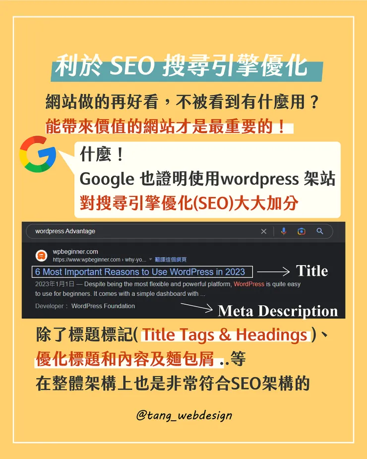 全球市占率高達43%的架站平台 #Wordpress,6大首推原因_利於 SEO 搜尋引擎優化