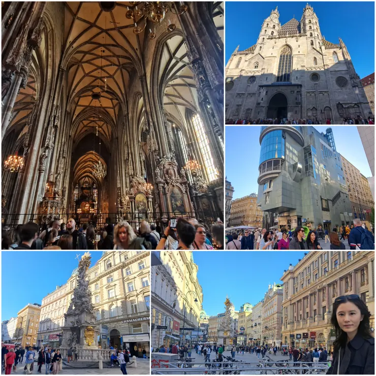 維也納的景點不少...商店街就很好逛了...教堂看得實在太多了..各具特色