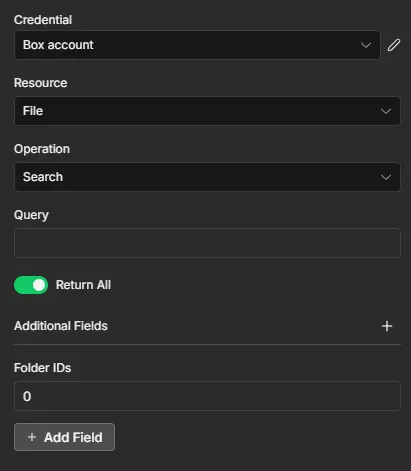 配置 Box 搜尋節點以定位到根目錄