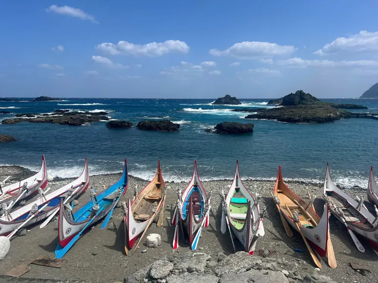 東清部落的拼板舟