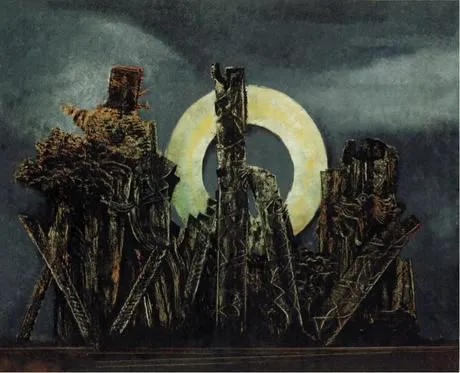 20世紀初達達主與超現實主義代表人物之一恩斯特於1927 年創作的《大森林》（Le grand forêt），目前收藏於瑞士巴塞爾美術館（Kunstmuseum, Basel）。