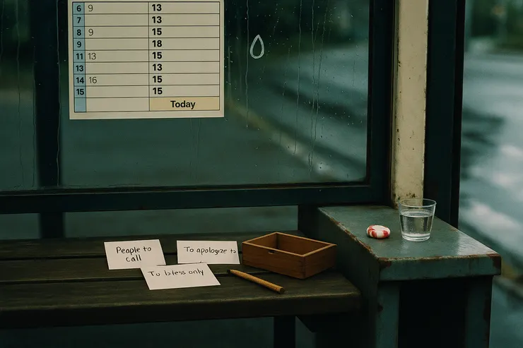 名單不是清算，是地圖；把名字寫下來，路就不那麼斜——今天，正好。