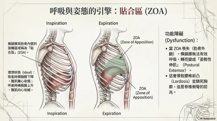 呼吸力學與姿勢的相互作用