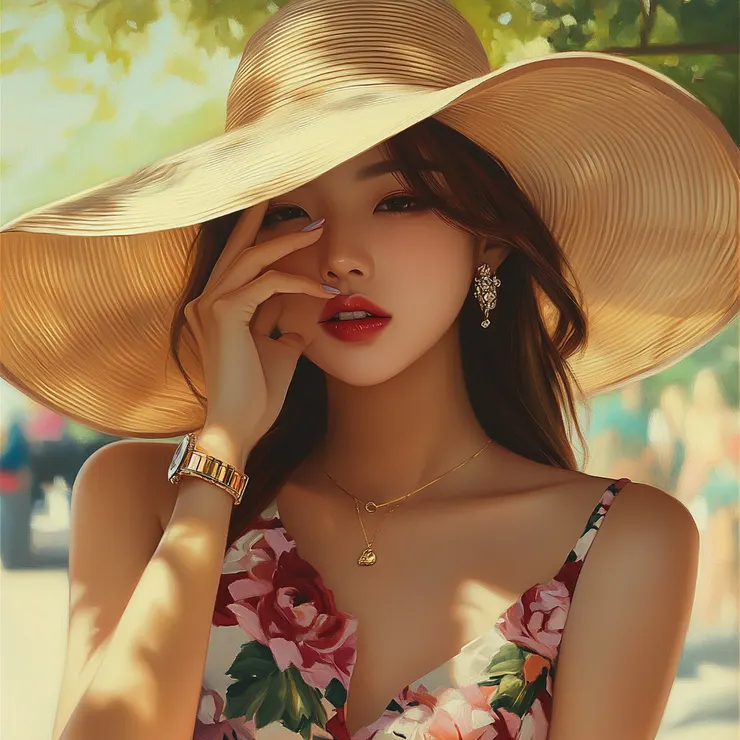 指定韓國的美麗女子