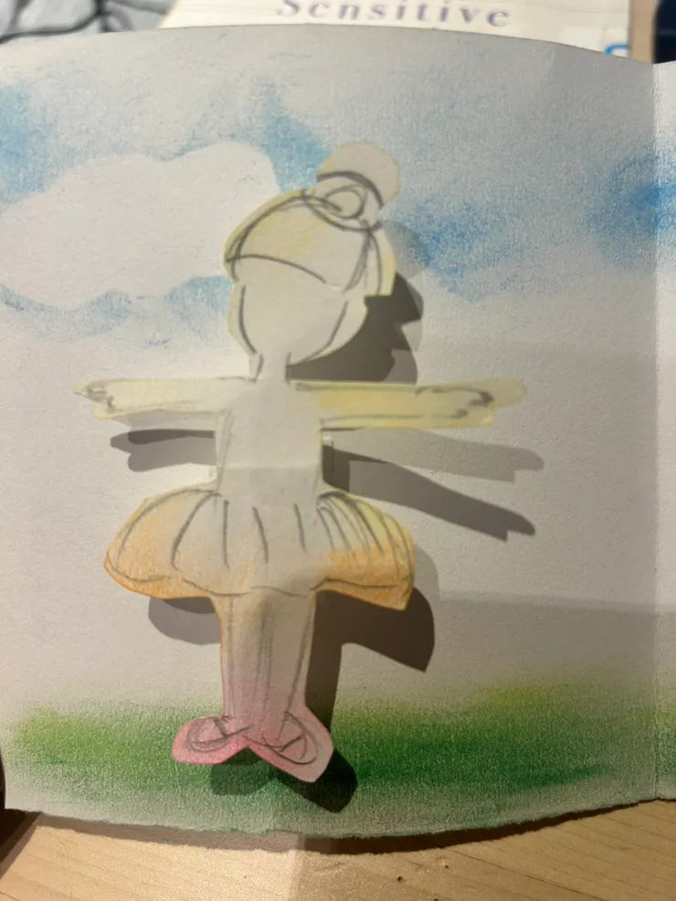 給羊咩咩的小卡內容圖片