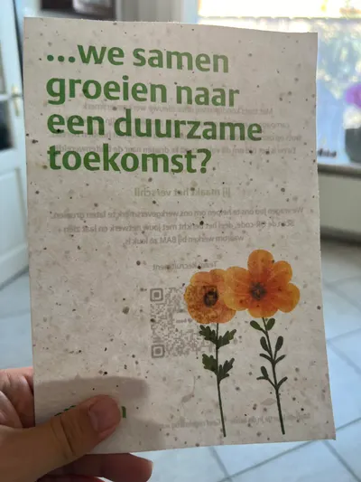 這不是ㄧ張紙，這是一張種子