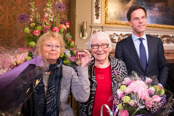 2014年弗雷迪和特鲁斯以及荷兰首相