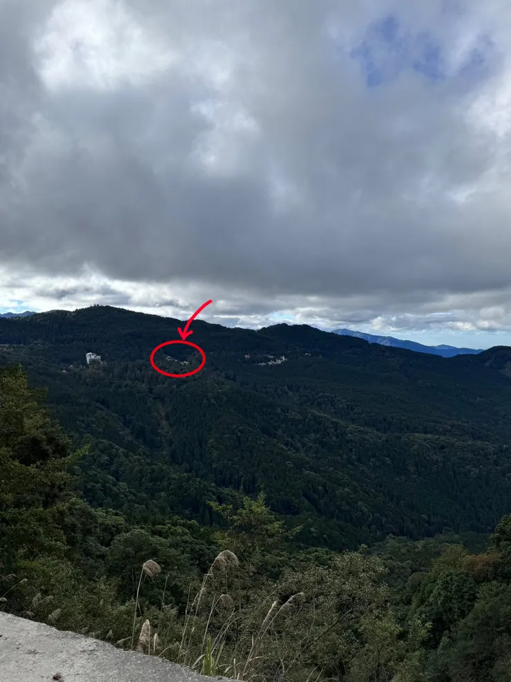 對面是阿里山的XX平台