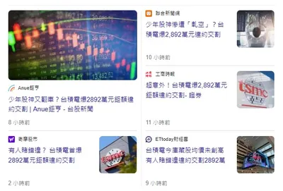 少年股神又翻車？台積電爆2,892萬元鉅額違約交割