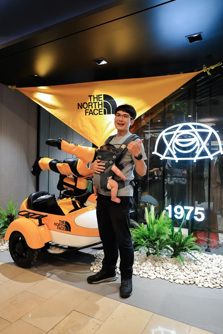 咩咩的背帶初體驗