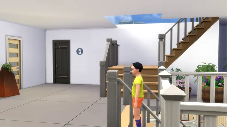 師生們經過很少注意到那個房間，事實上他們也不需要注意。