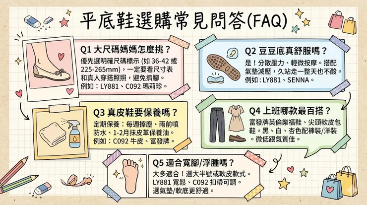 選購平底鞋常見問答